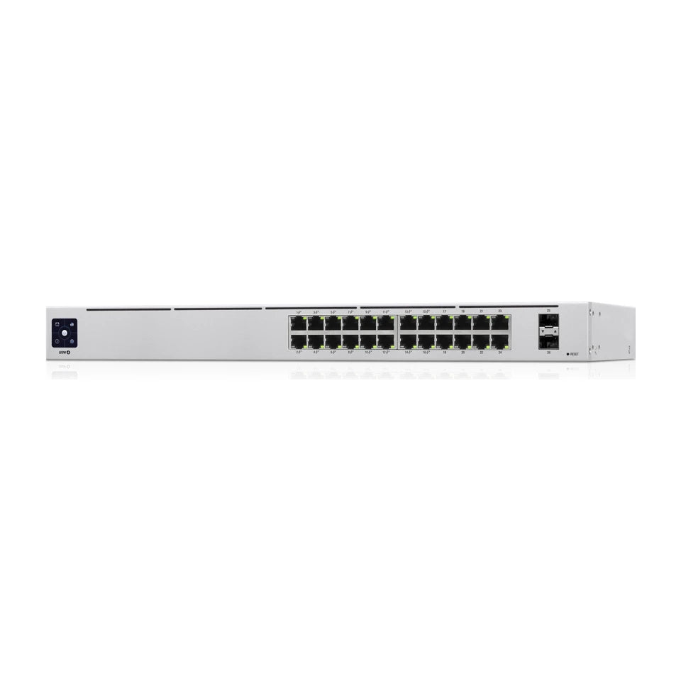 Ubiquiti UniFi 24-Port PoE Gestito L2/L3 Gigabit Ethernet (10/100/1000) Power over Ethernet (PoE) 1U Argento