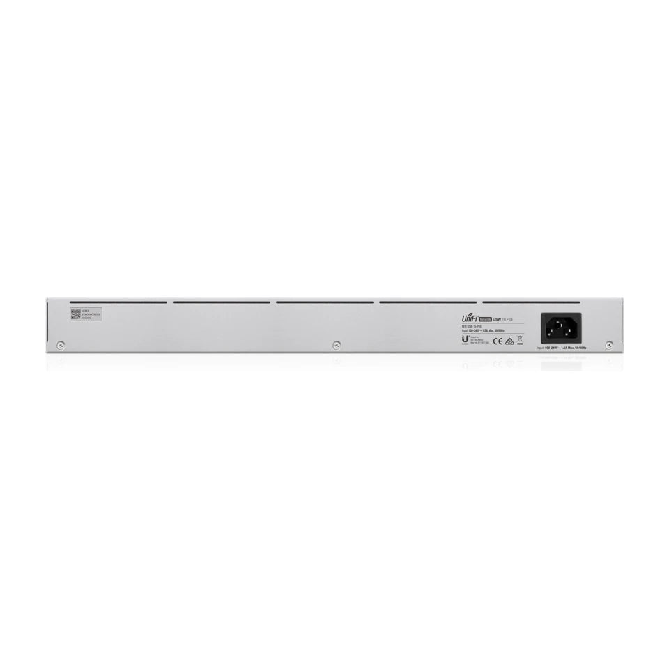 Ubiquiti UniFi 16-Port PoE Gestito L2/L3 Gigabit Ethernet (10/100/1000) Power over Ethernet (PoE) 1U Argento