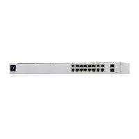Ubiquiti UniFi 16-Port PoE Gestito L2/L3 Gigabit Ethernet (10/100/1000) Power over Ethernet (PoE) 1U Argento