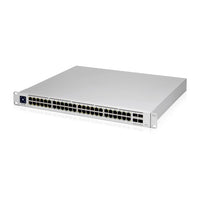 Ubiquiti UniFi Pro 48-Port PoE Gestito L2/L3 Gigabit Ethernet (10/100/1000) Power over Ethernet (PoE) 1U Argento