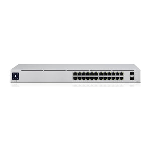 Ubiquiti UniFi 24-Port PoE Gestito L2/L3 Gigabit Ethernet (10/100/1000) Power over Ethernet (PoE) 1U Argento
