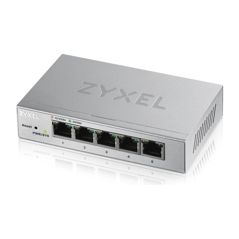 Zyxel GS1200-5 Switch Ethernet Gigabit gestito (10/100/1000) Argento