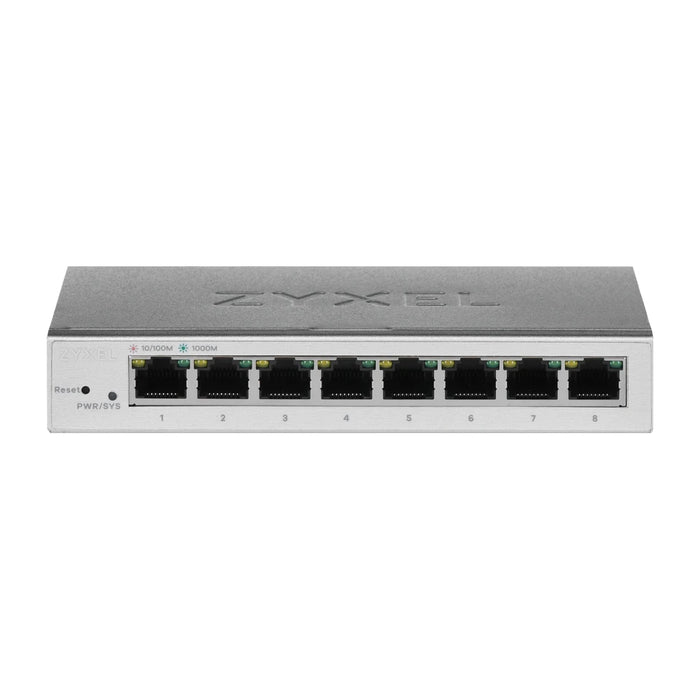 Switch Ethernet gestito Zyxel GS1200-8 Gigabit (10/100/1000) Argento