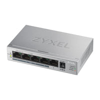 Zyxel GS1005HP Switch Gigabit Ethernet non gestito (10/100/1000) Power over Ethernet (PoE) Argento