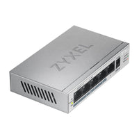 Zyxel GS1005HP Switch Gigabit Ethernet non gestito (10/100/1000) Power over Ethernet (PoE) Argento