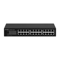 Zyxel GS1100-24E Switch Ethernet Gigabit non gestito (10/100/1000) Nero