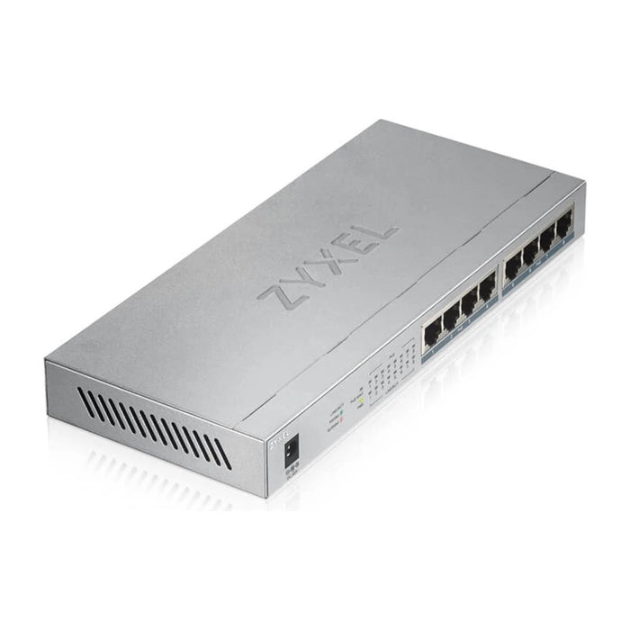 Zyxel GS1008HP Switch Ethernet Gigabit non gestito (10/100/1000) Power over Ethernet (PoE) Grigio