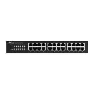 Zyxel GS1100-24E Switch Ethernet Gigabit non gestito (10/100/1000) Nero