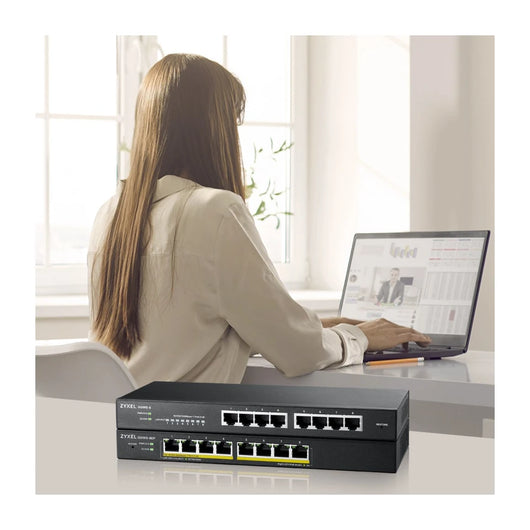 Zyxel GS1915-8 Switch gestito L2 Gigabit Ethernet (10/100/1000) Nero