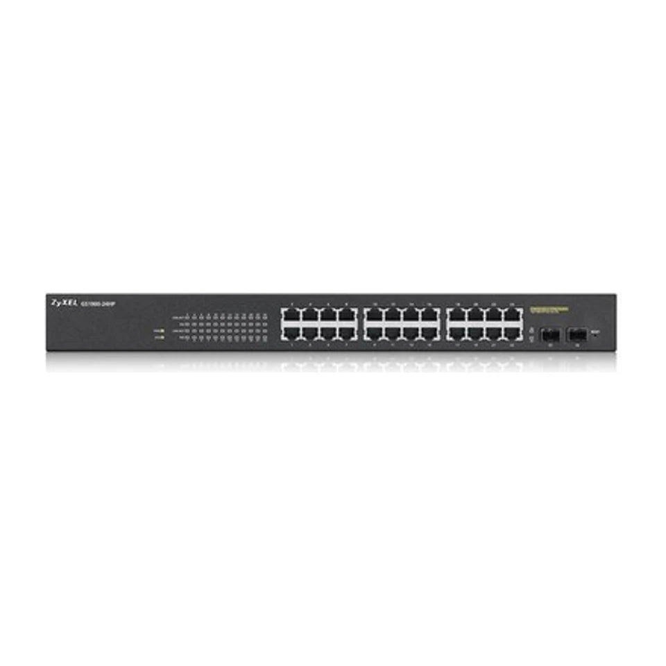 Zyxel GS1900-24HP Switch Ethernet Gigabit gestito (10/100/1000) 1U Nero
