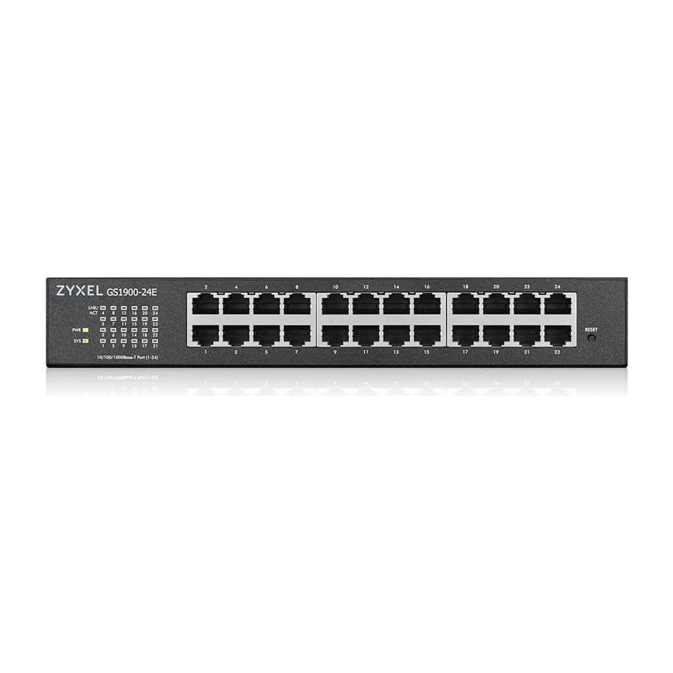 Switch di rete Zyxel GS1900-24E-EU0103F gestito L2 Gigabit Ethernet (10/100/1000) 1U Nero