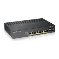 Zyxel GS1920-8HPV2 Switch Gigabit Ethernet gestito con Power over Ethernet (PoE) - Nero