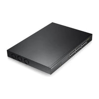 Zyxel GS1900-24HP Switch Ethernet Gigabit gestito (10/100/1000) 1U Nero