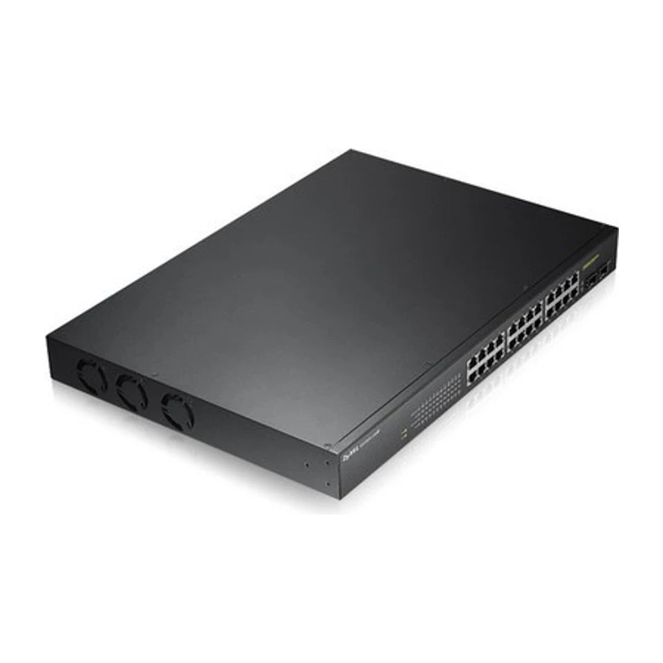 Zyxel GS1900-24HP Switch Ethernet Gigabit gestito (10/100/1000) 1U Nero