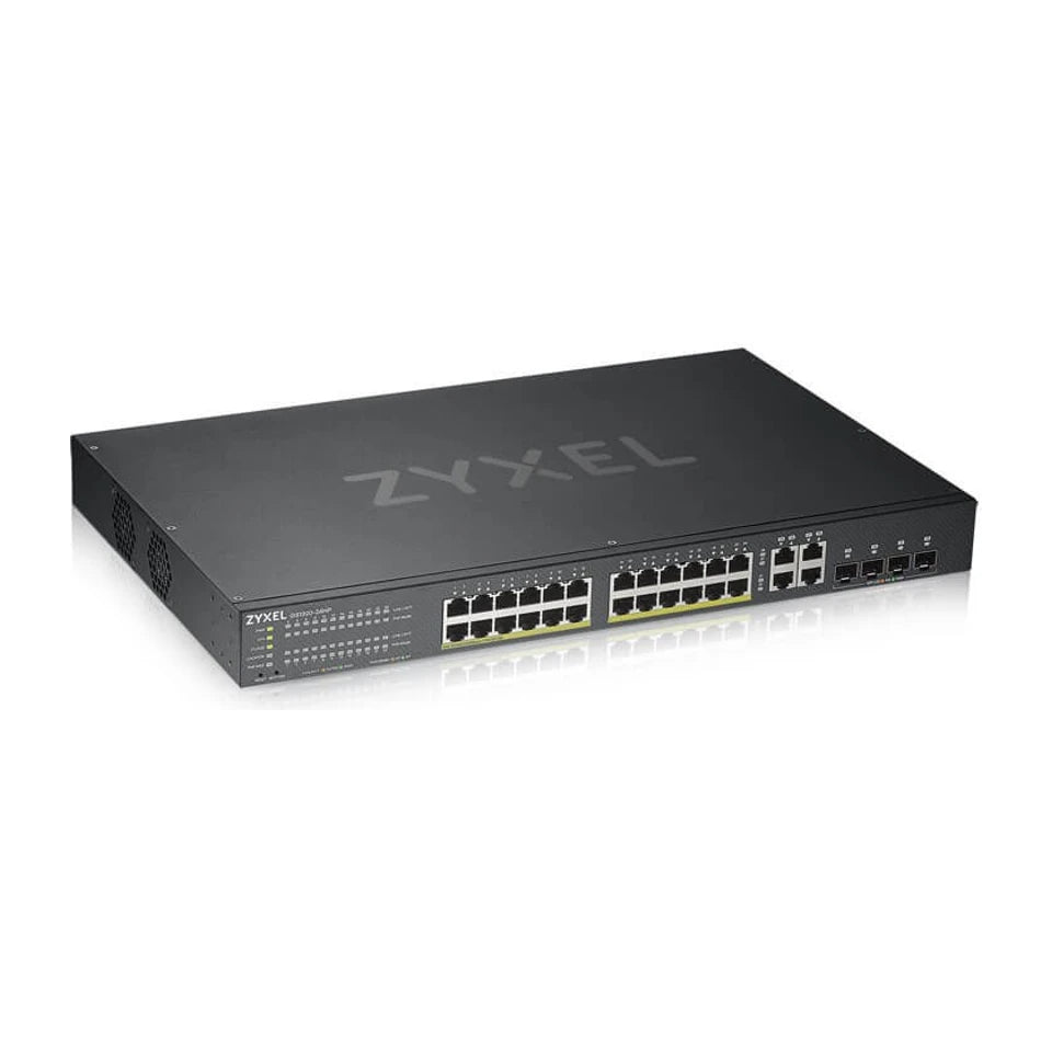 Zyxel GS1920-24HPV2 Switch Gigabit Ethernet gestito con Power over Ethernet (PoE) nero