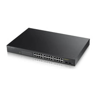 Zyxel GS1900-24HP Switch Ethernet Gigabit gestito (10/100/1000) 1U Nero