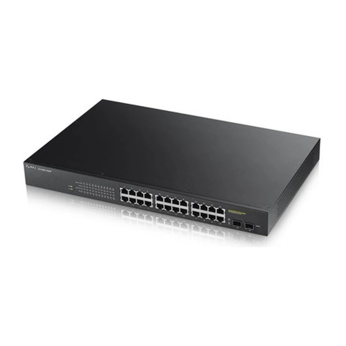 Zyxel GS1900-24HP Switch Ethernet Gigabit gestito (10/100/1000) 1U Nero