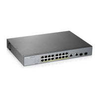 Switch di rete Zyxel GS1350-18HP-EU0101F gestito L2 Gigabit Ethernet (10/100/1000) Power over Ethernet (PoE) Grigio