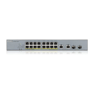 Switch di rete Zyxel GS1350-18HP-EU0101F gestito L2 Gigabit Ethernet (10/100/1000) Power over Ethernet (PoE) Grigio