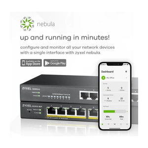 Zyxel GS1915-8EP Switch gestito Gigabit Ethernet L2 con Power over Ethernet (PoE) nero