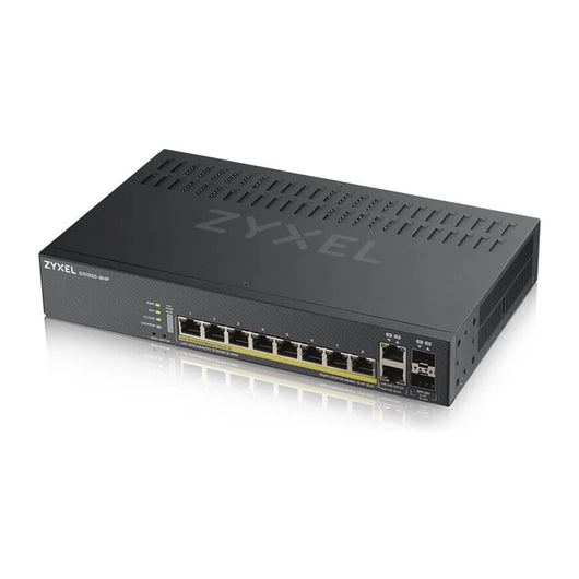 Zyxel GS1920-8HPV2 Switch Gigabit Ethernet gestito con Power over Ethernet (PoE) - Nero