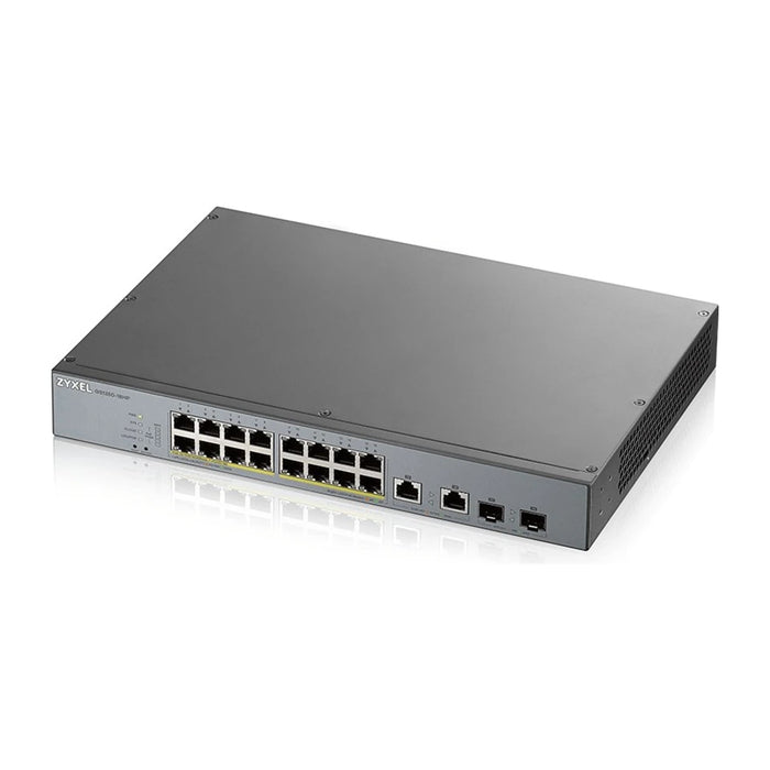 Switch di rete Zyxel GS1350-18HP-EU0101F gestito L2 Gigabit Ethernet (10/100/1000) Power over Ethernet (PoE) Grigio