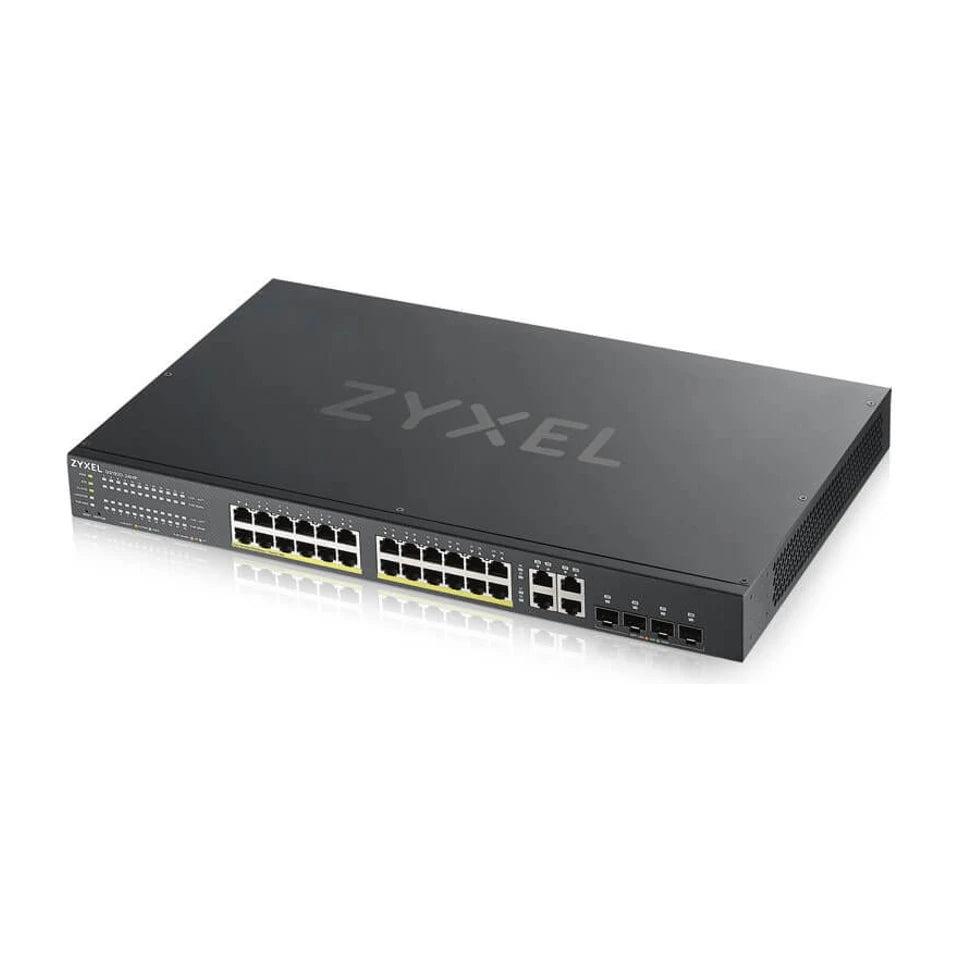 Zyxel GS1920-24HPV2 Switch Gigabit Ethernet gestito con Power over Ethernet (PoE) nero