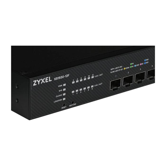 Switch di rete Zyxel XS1930-12F-ZZ0101F gestito L2/L3 nero