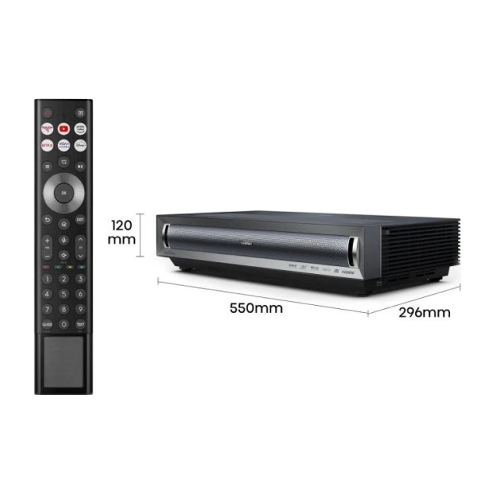 Hisense PX3 Laser Cinema TV 4K proiettore dati Ultra short throw 2800 ANSI lumen 2160p (3840x2160) Nero
