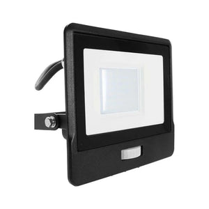 Floodlightlight LED Sensore LED da 30 W Samsung Chip Black Body 6500K 1M Cavo