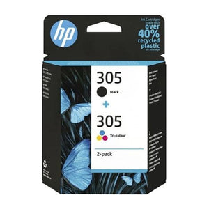 Cartuccia originale HP 305 2-Pack a colori/nero