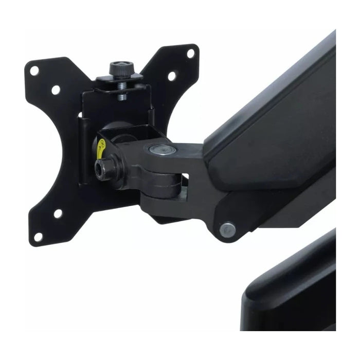 Supporto da scrivania per monitor LED/LCD da 13-27" ART UM-115 con assistenza a gas da 2-6.5 kg, nero