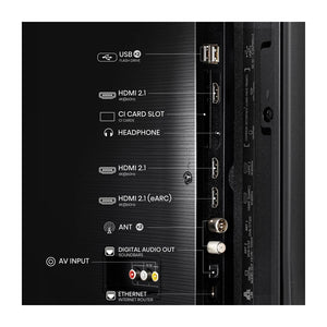 TV Hisense 55E7NQ 139,7 cm (55") 4K Ultra HD Smart TV Wi-Fi Nero 330 cd/m²