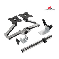 Supporto da scrivania per due monitor LCD Maclean MC-714 13-27 "8kg in alluminio