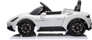 Macchina Elettrica per Bambini Licenza Ufficiale Maserati 10,8V 5Ah Bianco