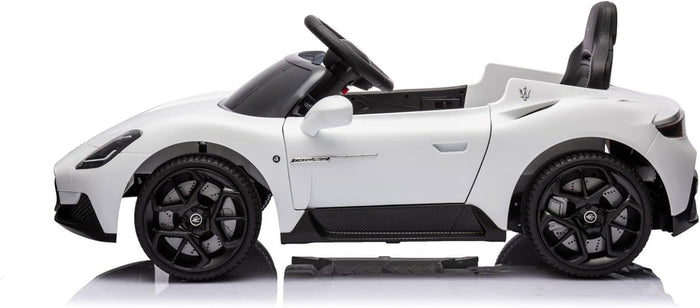 Macchina Elettrica per Bambini Licenza Ufficiale Maserati 10,8V 5Ah Bianco