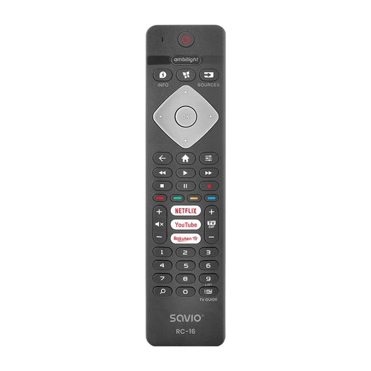 Telecomando universale Savio/ricambio per TV Philips, SMART TV, RC-16