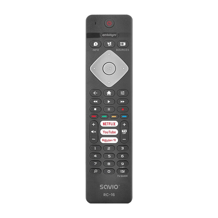 Telecomando universale Savio/ricambio per TV Philips, SMART TV, RC-16