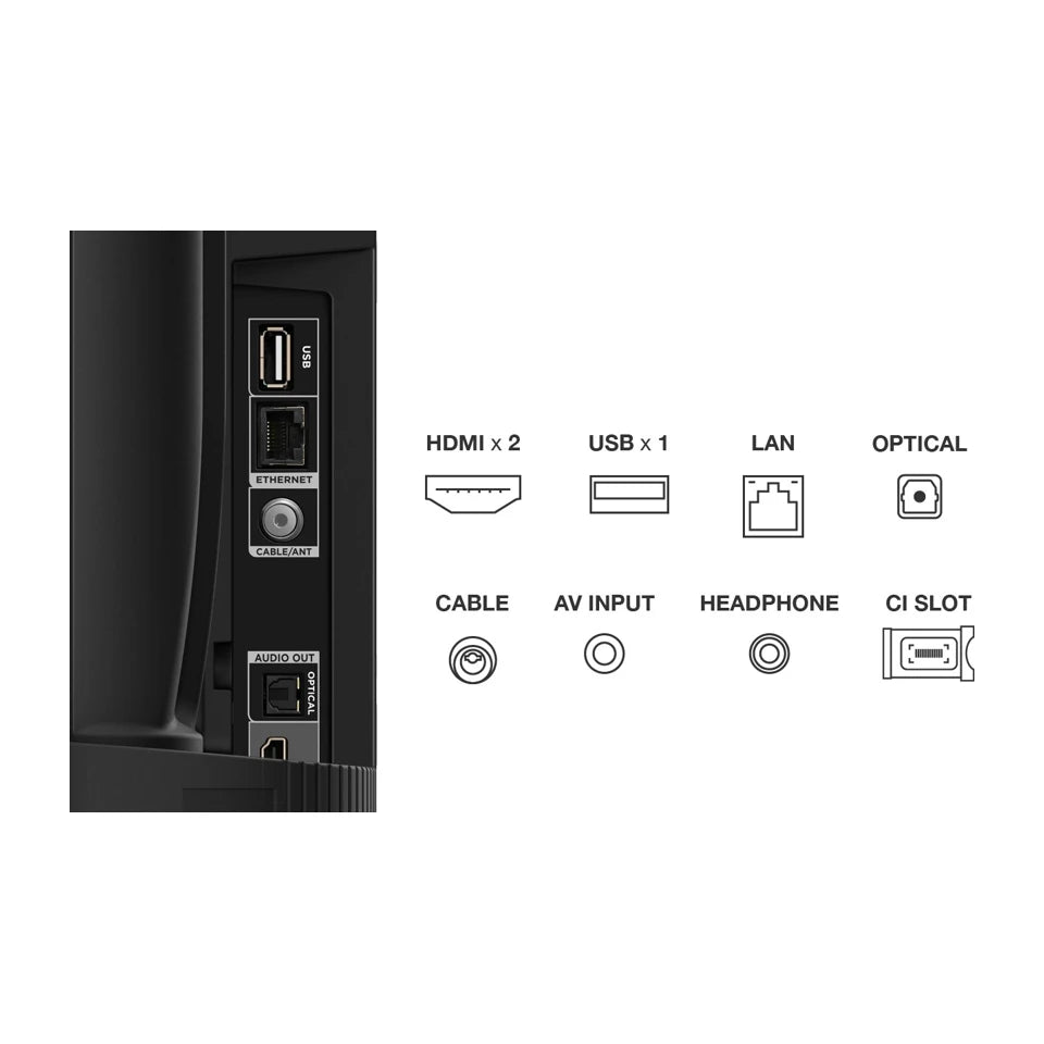 TCL S54 32S5400A TV 81.3 cm (32") HD Smart TV Wi-Fi Argento