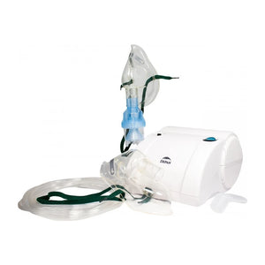 Inalatore a pistone silenzioso con due maschere