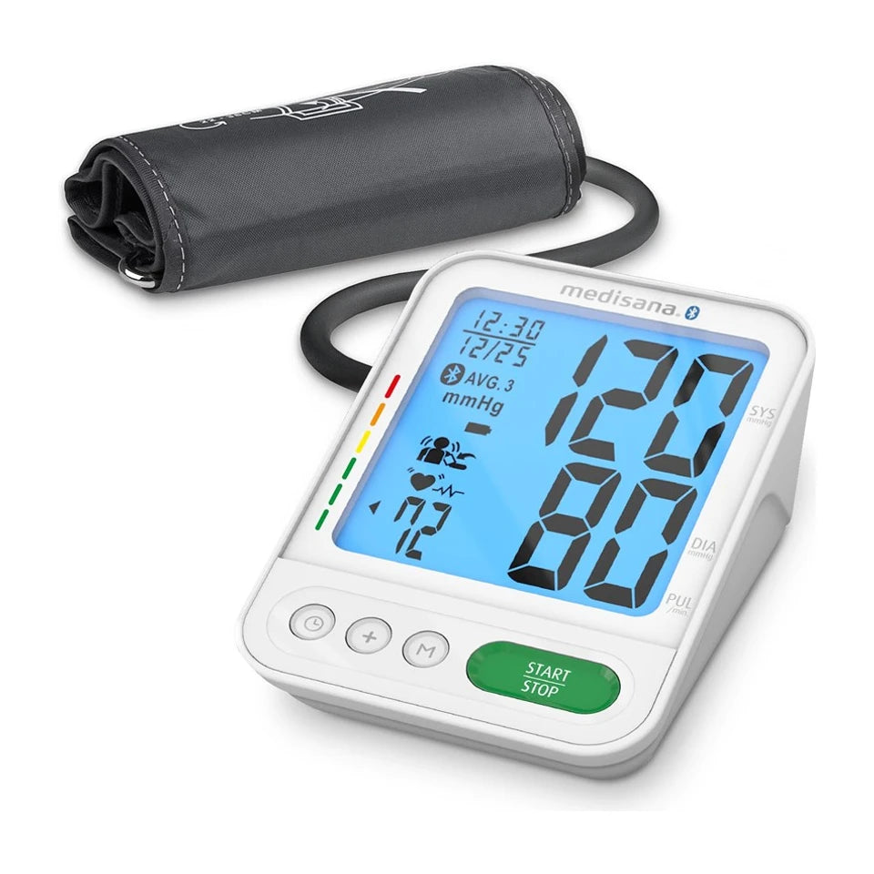 Misuratore di pressione sanguigna per braccio Medisana BU 584 con connessione