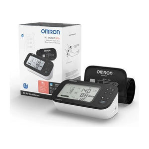 Omron M7 Intelli IT Misuratore di Pressione Automatico per Braccio con 2 Utenti