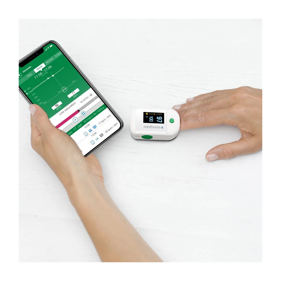 Pulsossimetro Medisana PM 100 con connessione