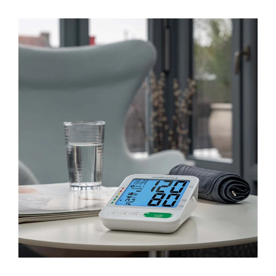 Misuratore di pressione sanguigna per braccio Medisana BU 584 con connessione