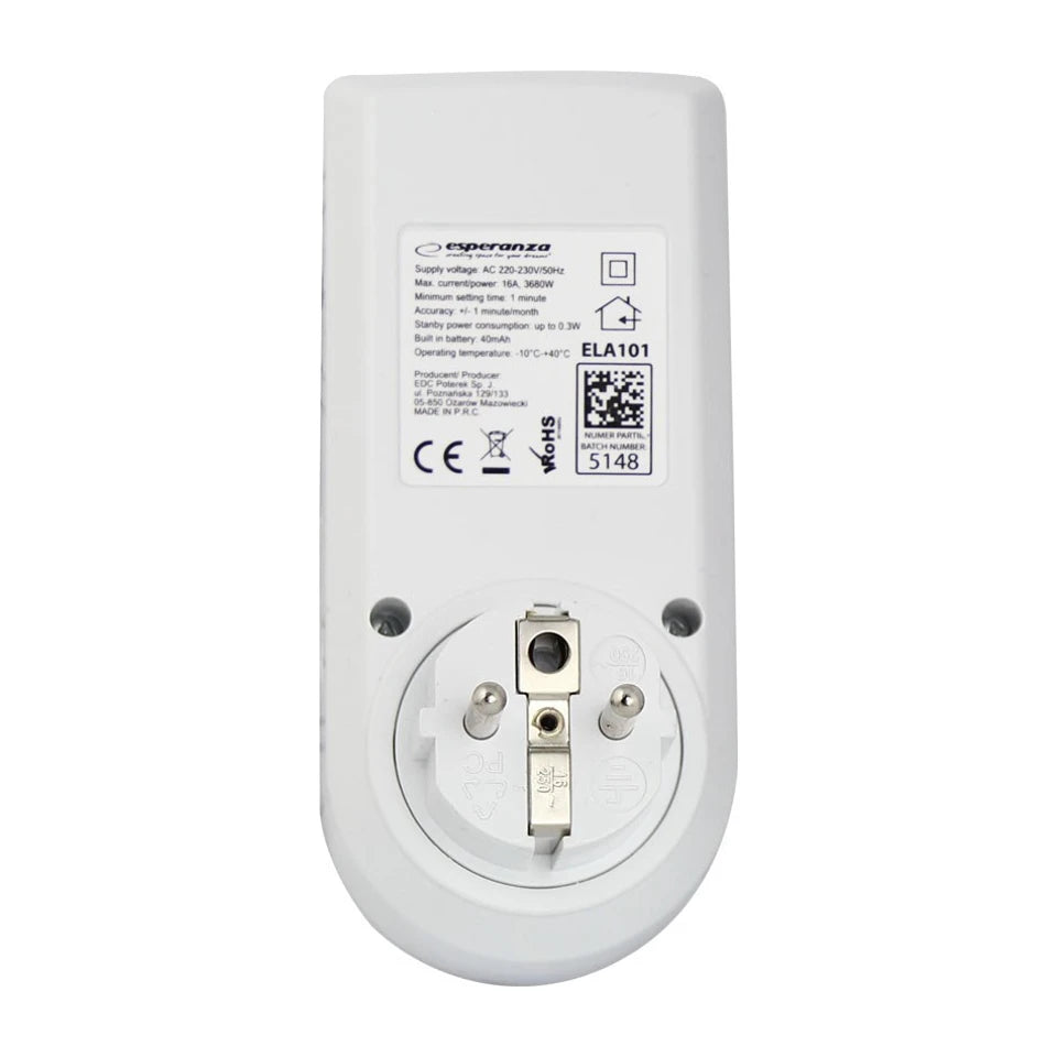 Timer digitale elettronico Esperanza ELA101