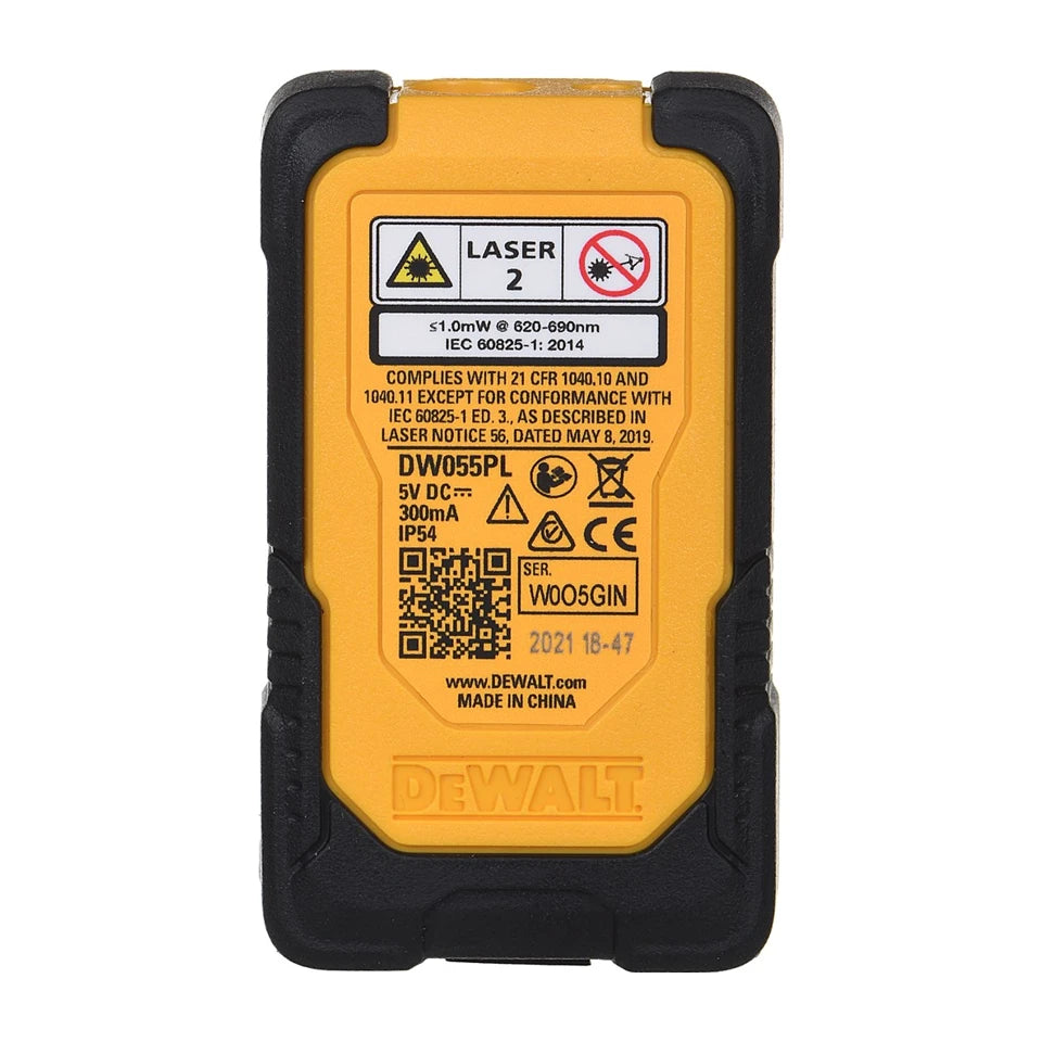 Misuratore laser di distanza DEWALT 16M DW055PL-XJ