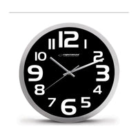 Orologio da parete Esperanza EHC013K - Zurigo - Nero Orologio al quarzo Ovale Nero, Bianco