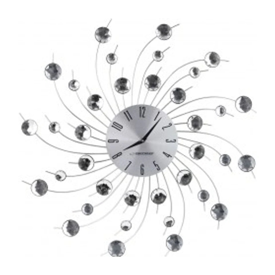 Orologio da parete meccanico Esperanza EHC004 Orologio da parete Altro Nero, Acciaio inossidabile