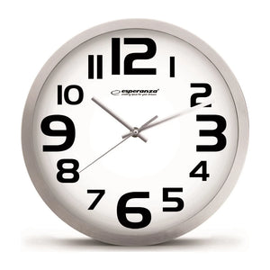 Orologio da parete Esperanza EHC013W - Zurigo - Nero Orologio al quarzo ovale nero, bianco