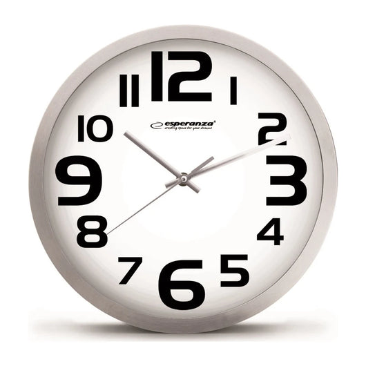 Orologio da parete Esperanza EHC013W - Zurigo - Nero Orologio al quarzo ovale nero, bianco